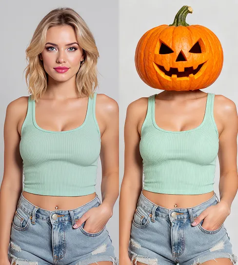 AI Pumpkin Head — Reference image